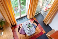 Zimmer 1 Blick  von Galerie in den Wohnraum